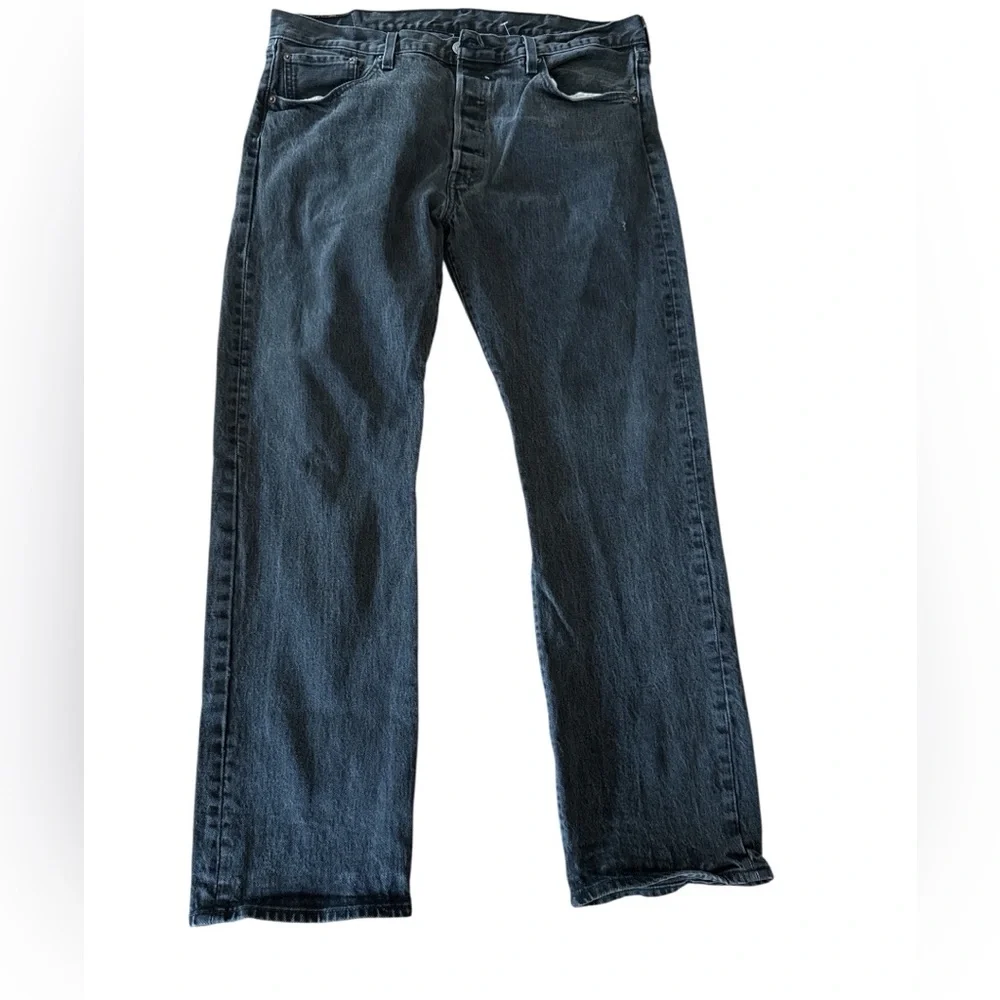5 Men’s Levi’s 501 black 38x32 like New. FREE bracelet - Picture 3 of 5